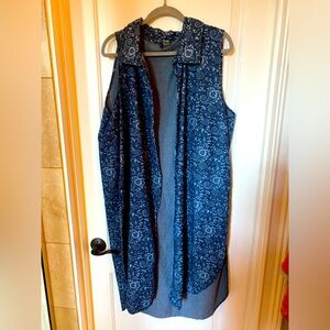 New Direction Sleeveless Duster 3X